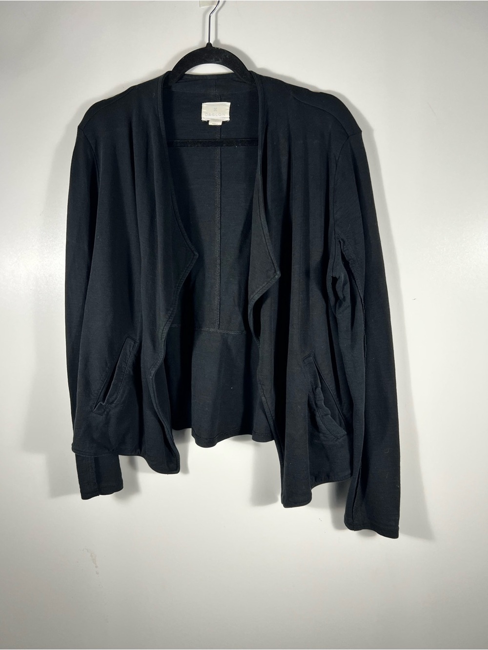 Caslon Open Cardigan Blazer Black Sz Large - Picture 3 of 9
